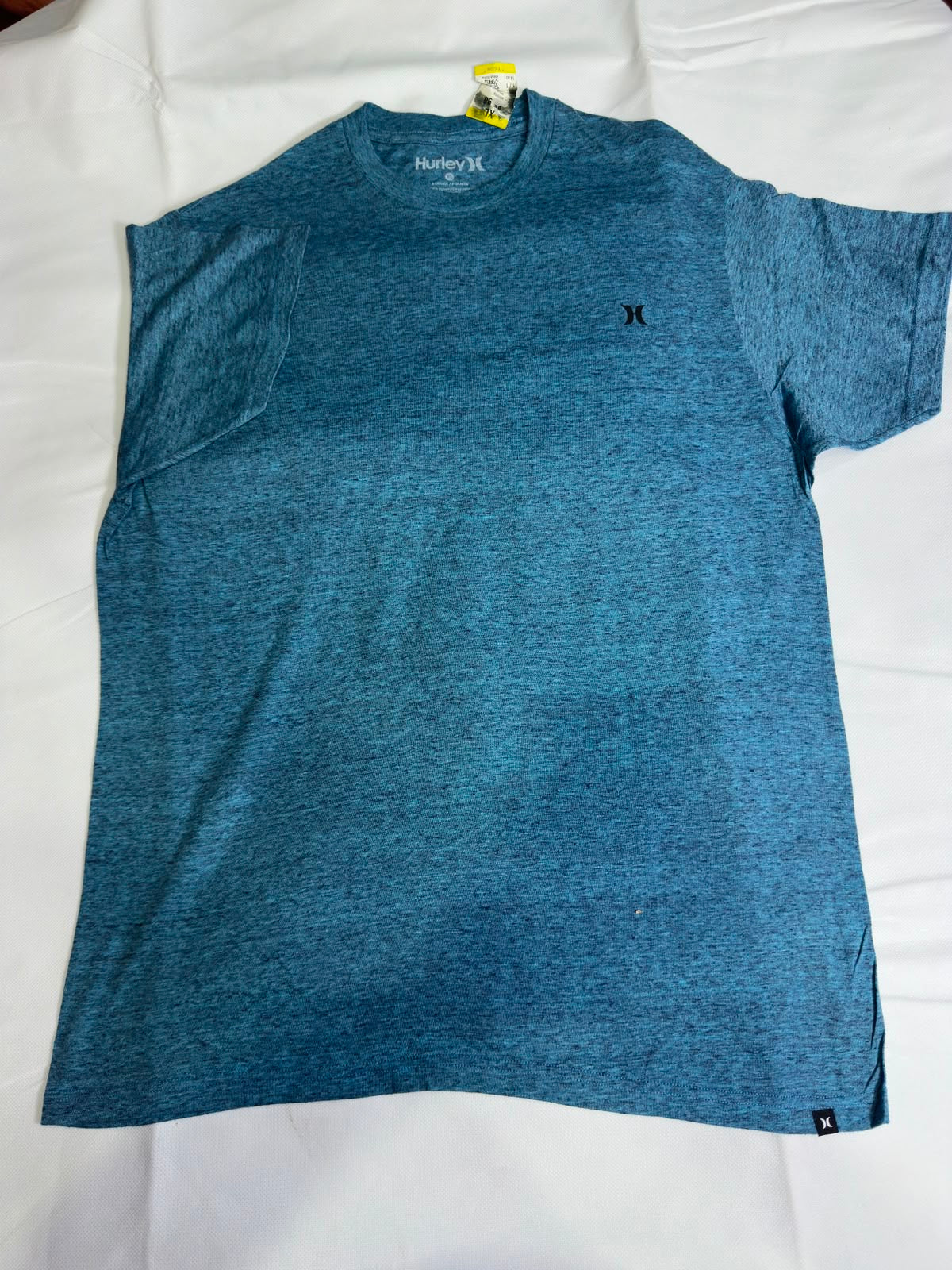 Preloved Hurley Teal Blue Heather Minimalist Logo T-Shirt