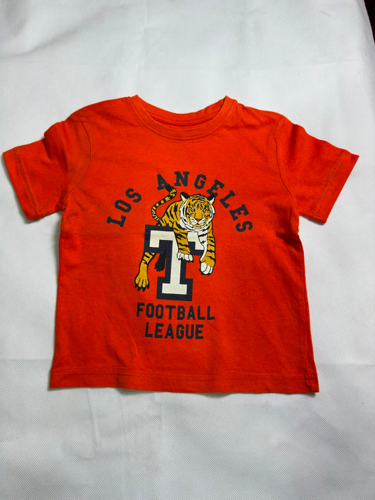 Preloved Boys Bright Orange Los Angeles Tigers Graphic T-Shirt