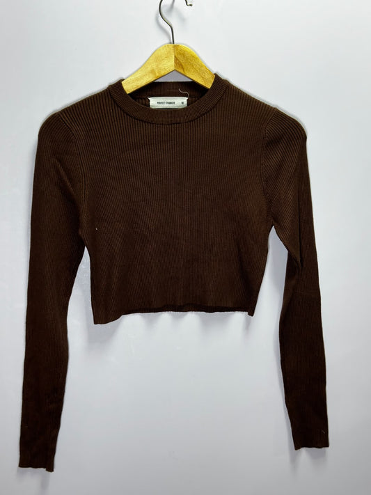 Preloved Women's Perfect Stranger  Knit Crop Top