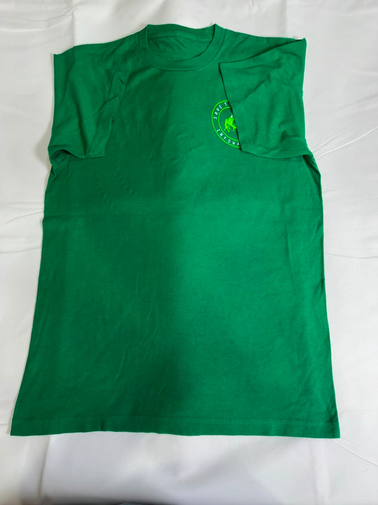 Preloved Kelly Green "Save The Frogs" Graphic Pocket-Logo T-Shirt