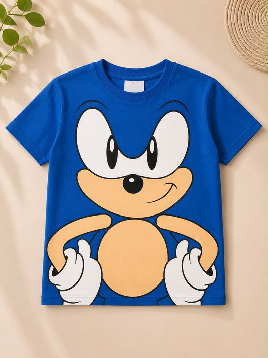 Preloved Blue Sonic T-Shirt