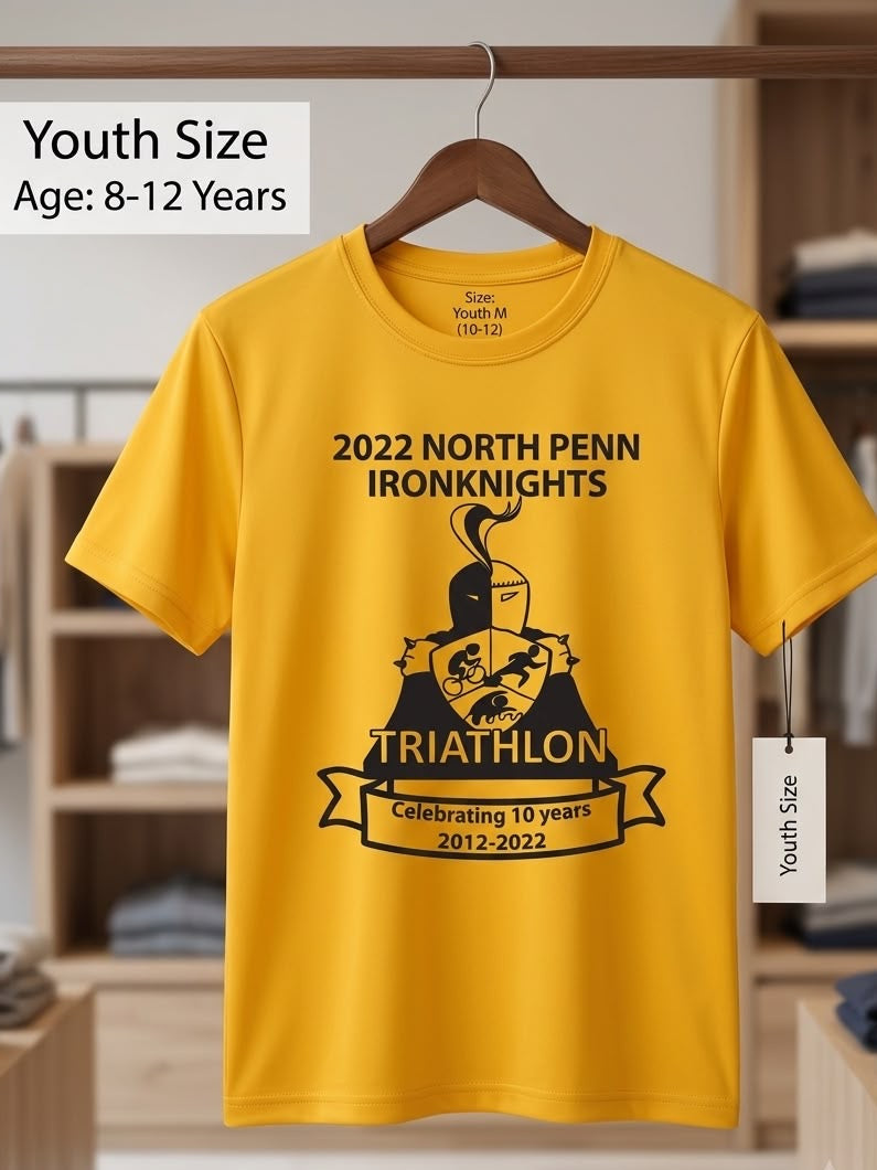 Preloved Youth Triathlon Event Graphic T-Shirt