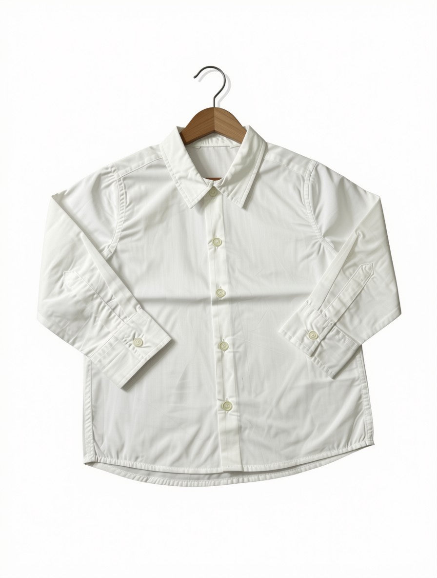 Boys Preloved Classic White Shirt (Size 2-3Y)