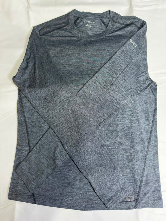 Men's Preloved OGIO Charcoal Heather Long Sleeve Performance Athletic Shirt