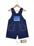Preloved Kids ProfiService Werkstatt Utility Overalls Shorts – Navy Blue (Size 110)