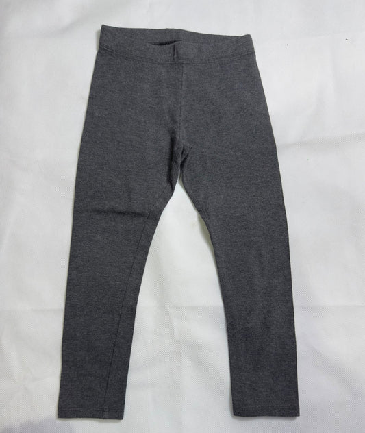 Preloved Girls Dark Charcoal Heather Grey Stretch Leggings
