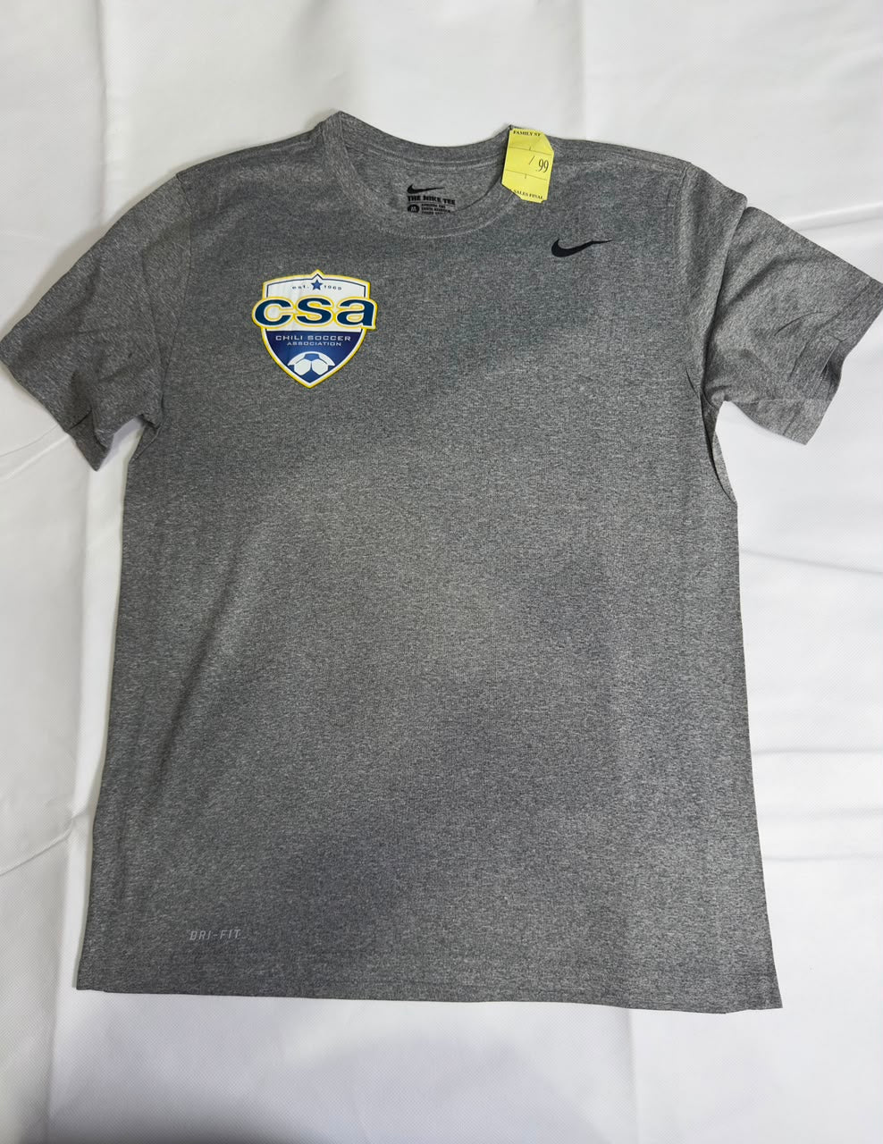 Preloved Nike Dri-FIT Heather Grey T-Shirt