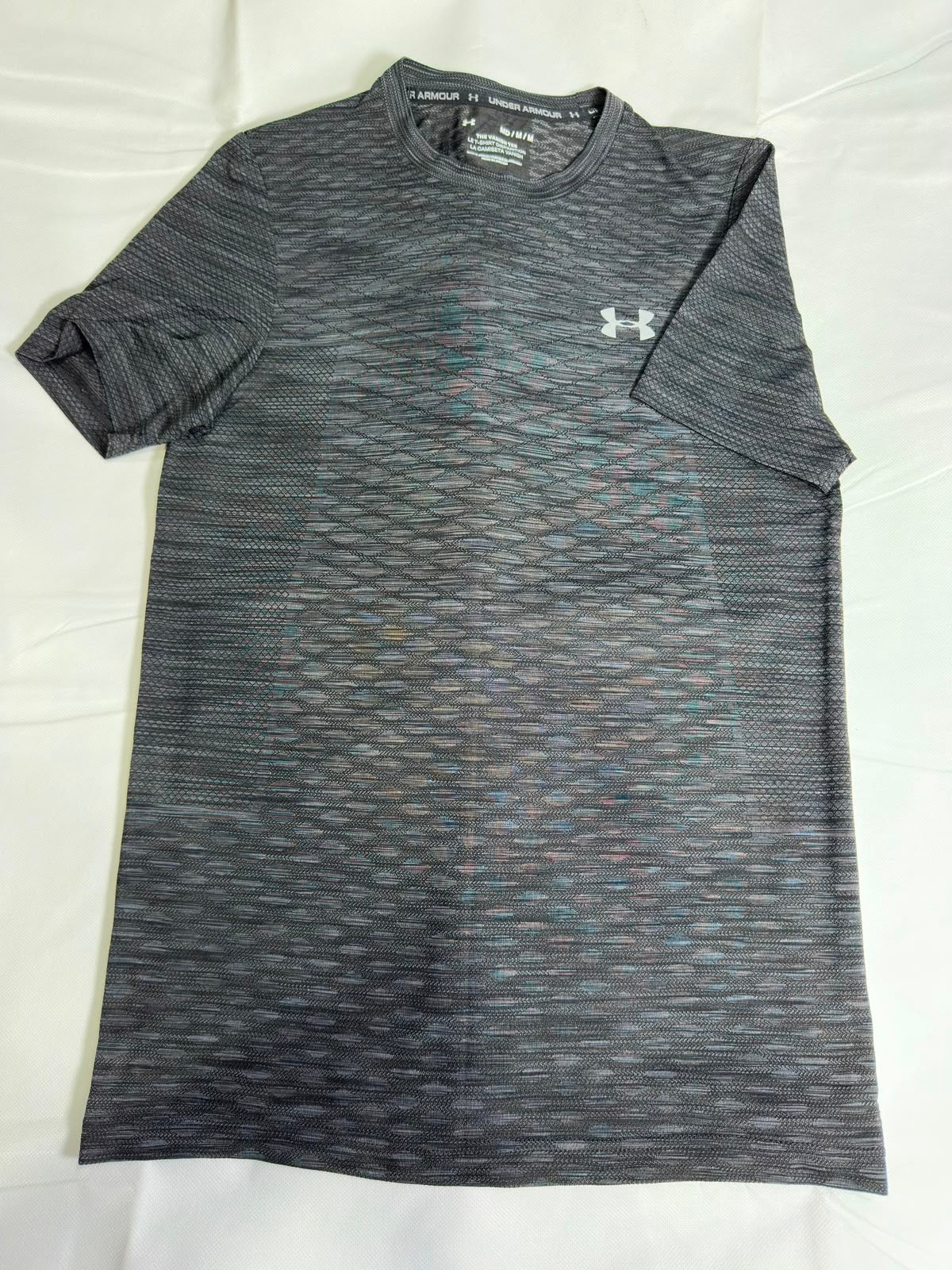 Men's Preloved Under Armour Dark Grey Textured Performance T-Shirt