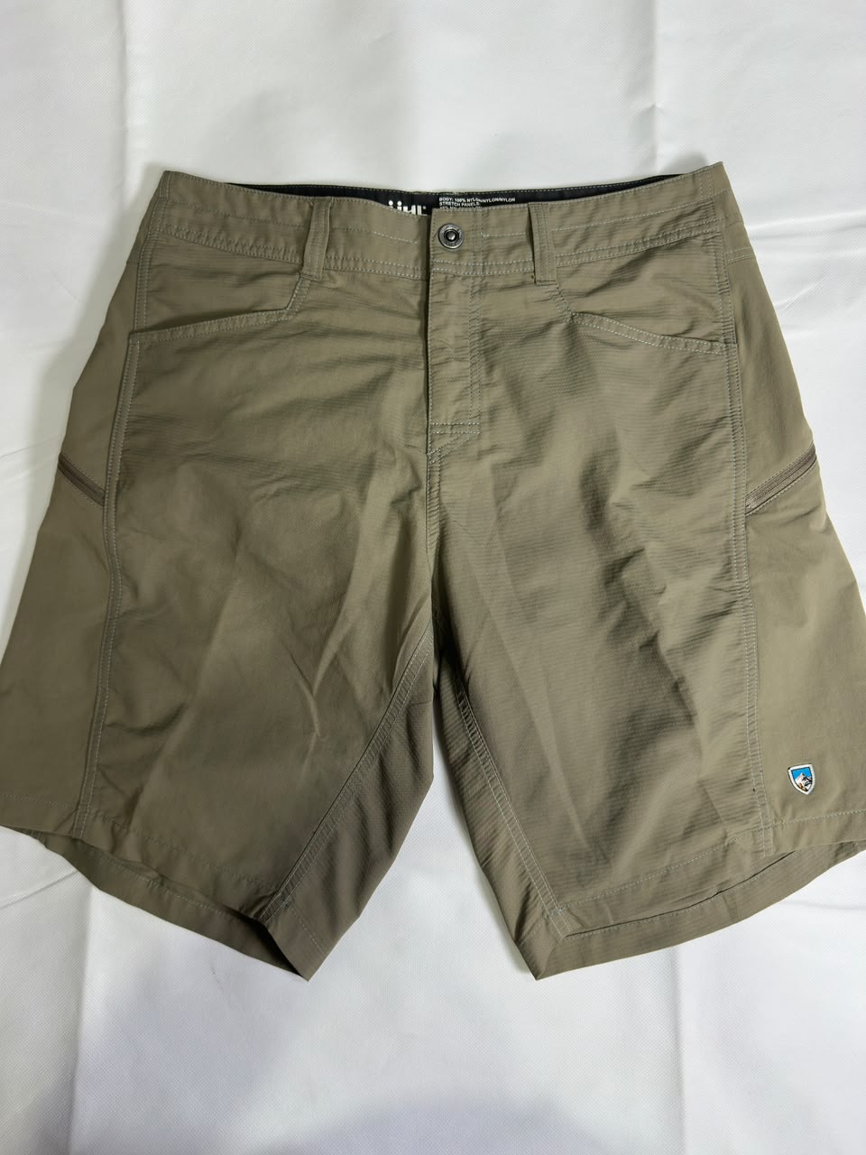 Preloved KUHL Olive Green Technical Outdoor Stretch Cargo Shorts