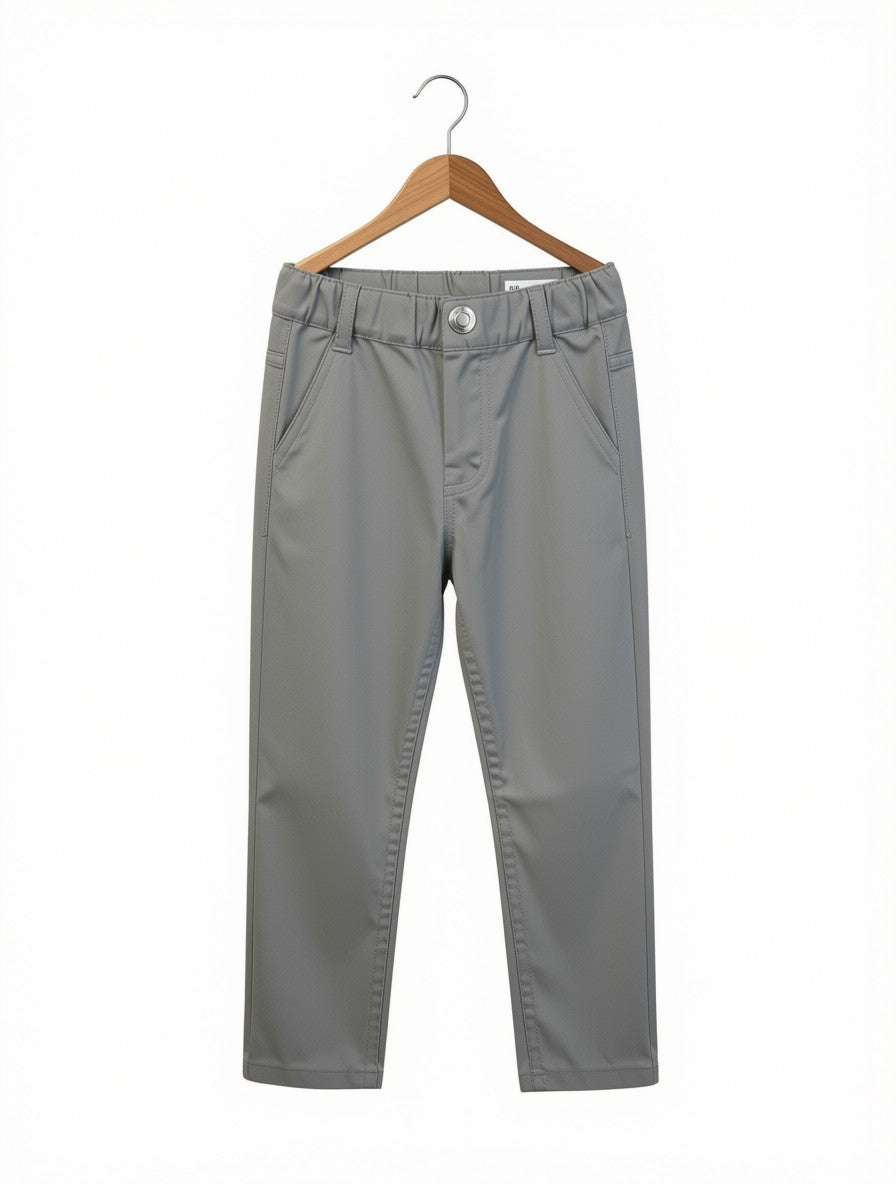 Preloved Kids Smart Casual Chino Trousers – Sleek Gray (Size 4T/5T)