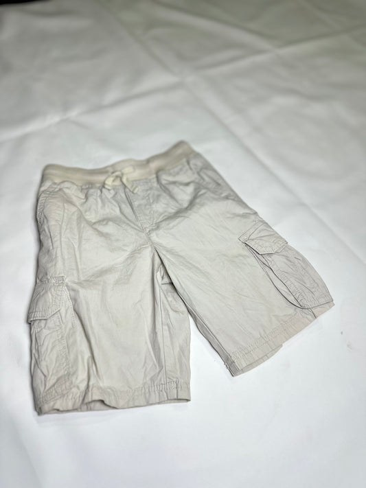 Boys Preloved Cream Casual Cargo Shorts
