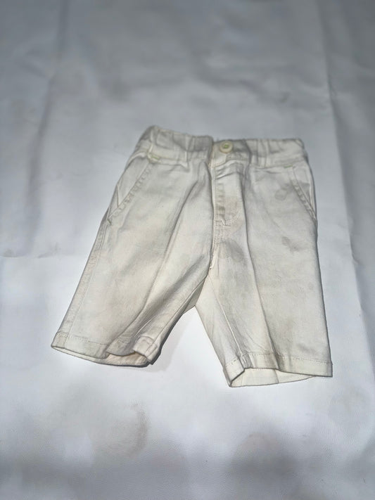 Boys Preloved White Casual Utility Shorts