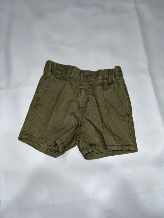 Boys Preloved Olive Green Chino Shorts
