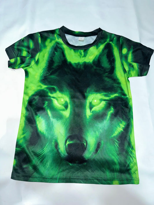 Pre Loved Mystik Wolves Wolf Force Graphic T-Shirt Kids