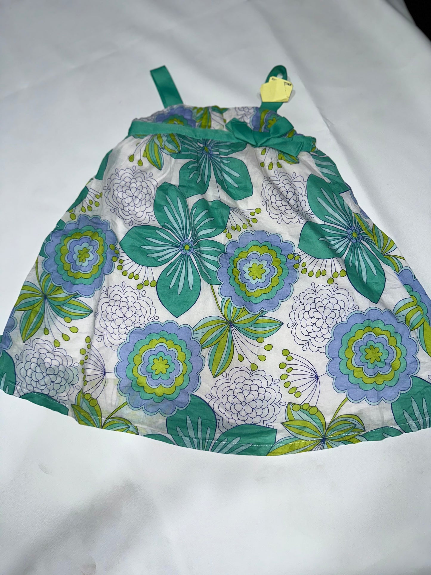 Girls' Floral Bow Sun Dress