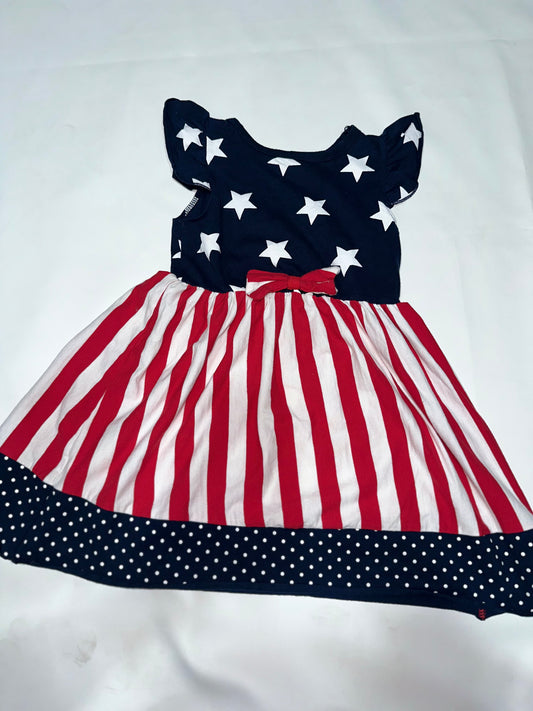 Girls' Preloved American Stars Striped Dress