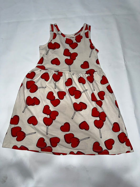 Girls' Preloved Heart Lollipop Casual Dress