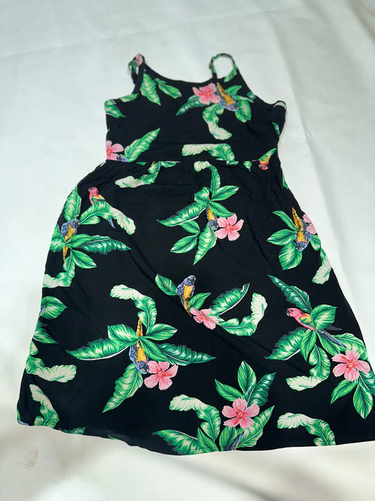 Girls' Preloved Tropical Parrot Sundress
