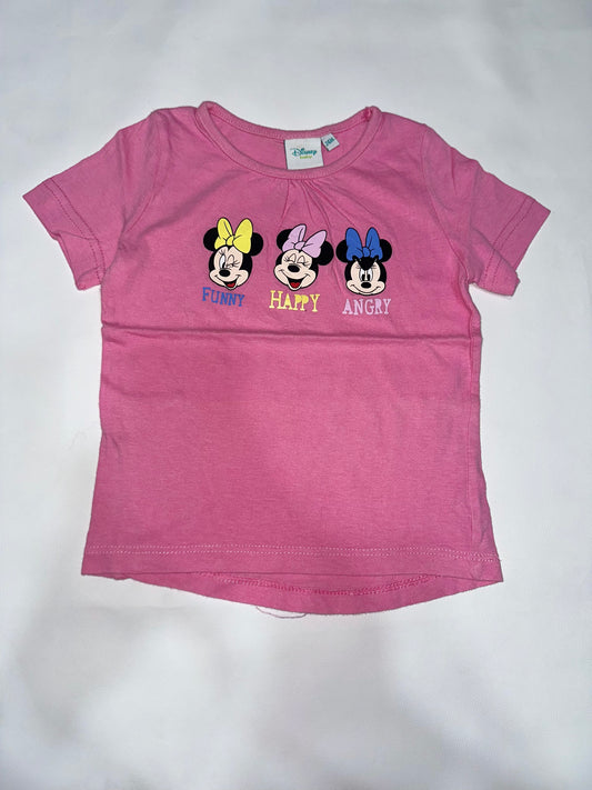 Girls' Preloved Pink Minnie Mouse Graphic T-Shirt