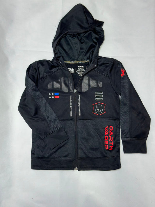 Preloved Star Wars Black Darth Vader Costume Full-Zip Performance Hoodie