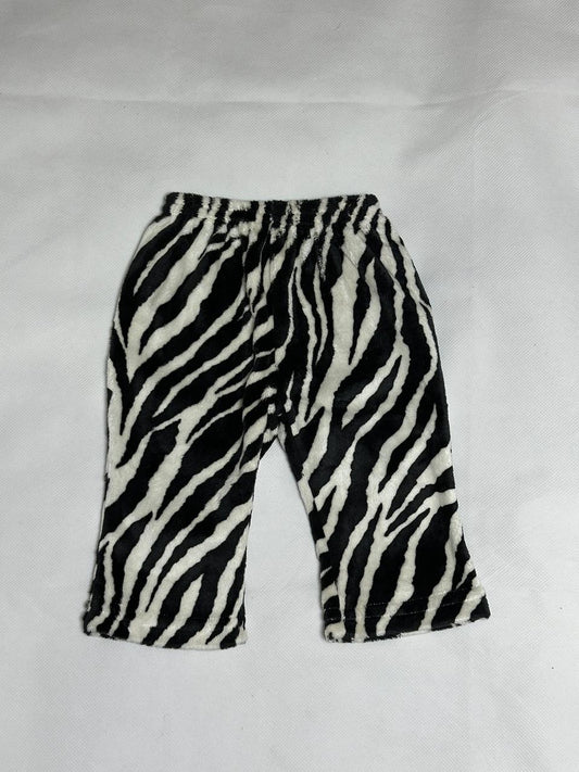 Preloved Giggle Moon Zebra Print Ultra-Soft Plush Fleece Trousers