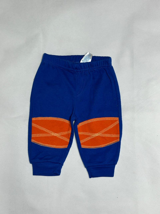 Preloved Kidgets Royal Blue & Orange Knee Patch Knit Jogger Pants