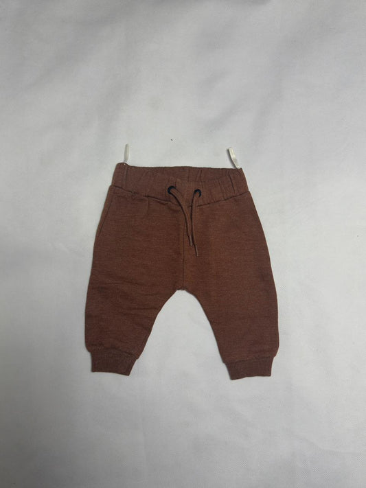 Preloved C&A Baby x Disney Solid Brown Drawstring Fleece Jogger Pants