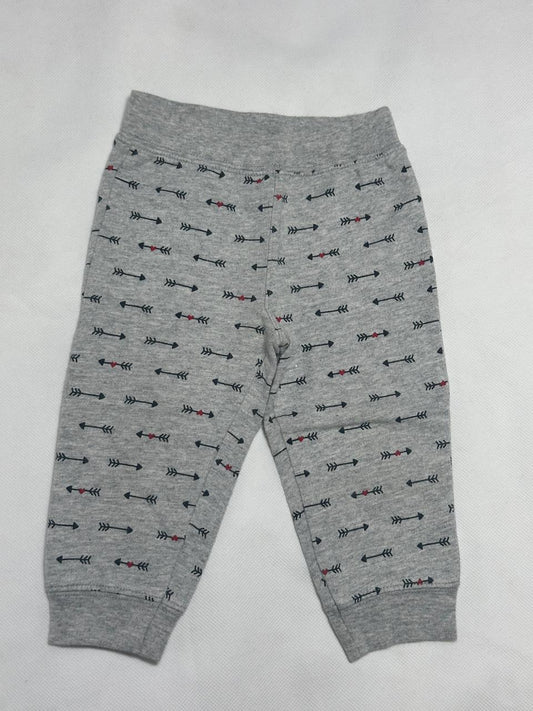 Preloved Just One You Made by Carter's Heather Grey Arrow Print Cotton Joggers