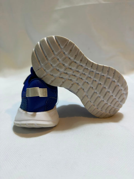 Preloved adidas Kids Tensaur Royal Blue Dual Hook-and-Loop Strap Sneakers
