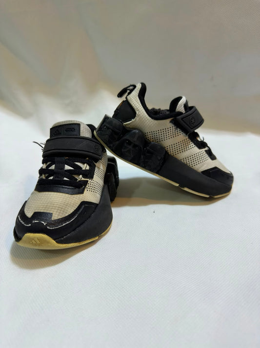Preloved adidas x Star Wars Darth Vader Black & Cream Kids Strap Sneakers