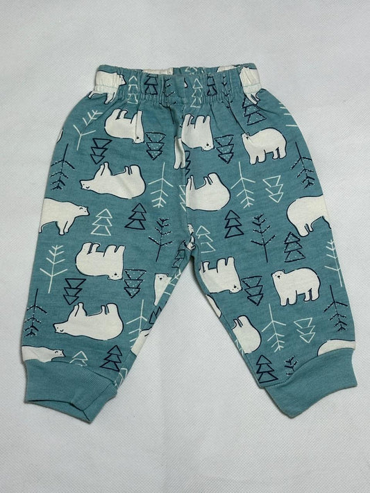 Preloved Chick Pea Baby Polar Bear & Pine Tree Printed Joggers