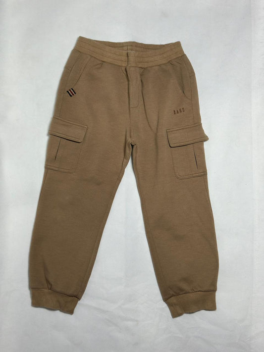 Preloved Daks Little Kids Camel Tan Cargo Jogger Sweatpants