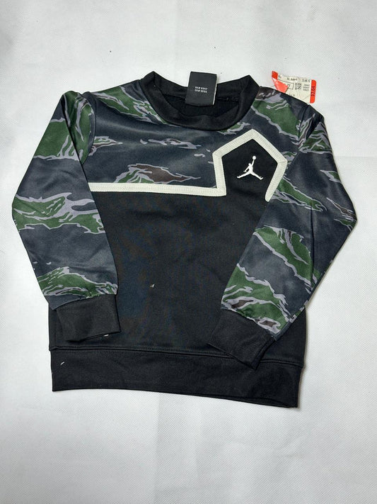 Preloved Toddler Boys Tiger Camo & Black Jordan Brand Graphic Sweatshirt