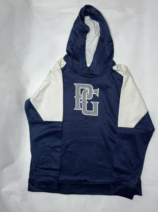 Preloved Kids Boys Navy Blue & White College Varsity Pullover Hoodie